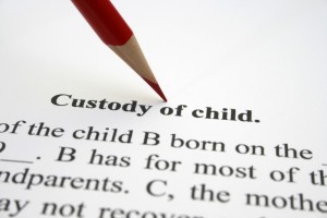 child custody dissolution of domestic partnership