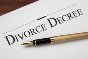 Divorce papers